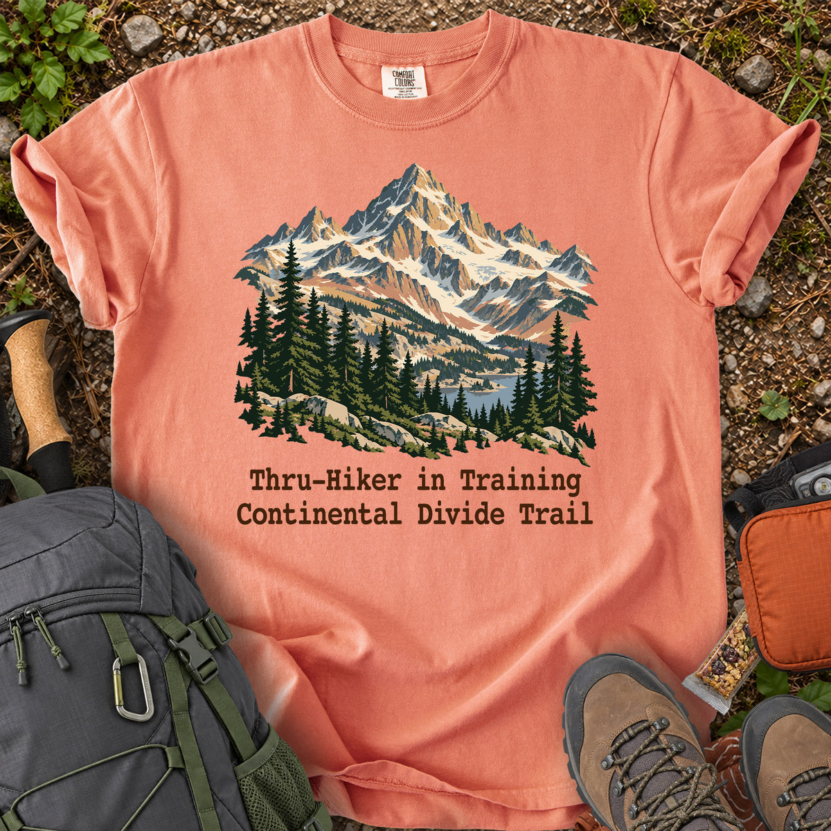 Continental Divide Trail Thru Hiker in Training T-shirt