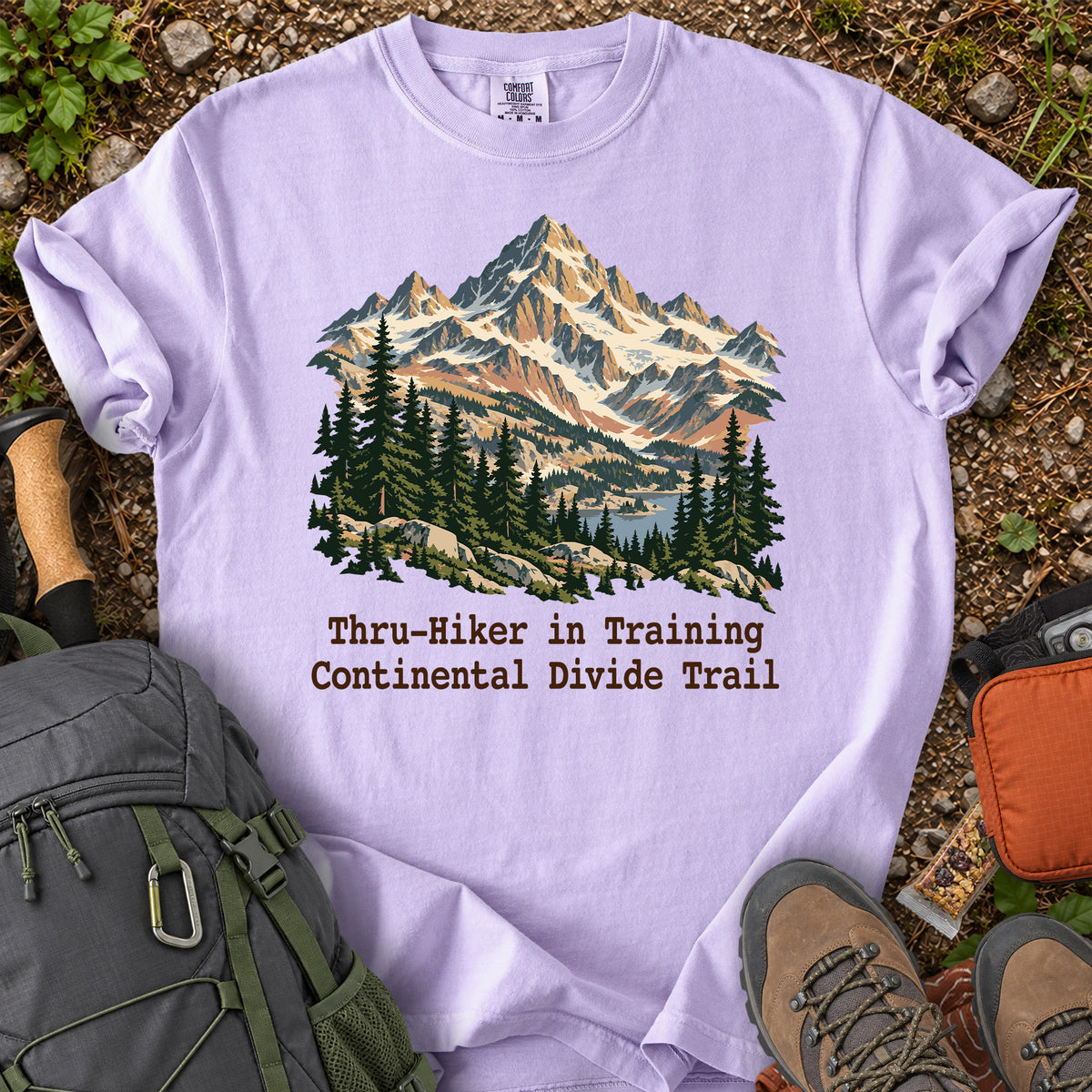 Continental Divide Trail Thru Hiker in Training T-shirt