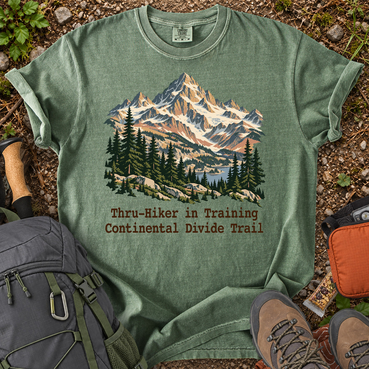 Continental Divide Trail Thru Hiker in Training T-shirt