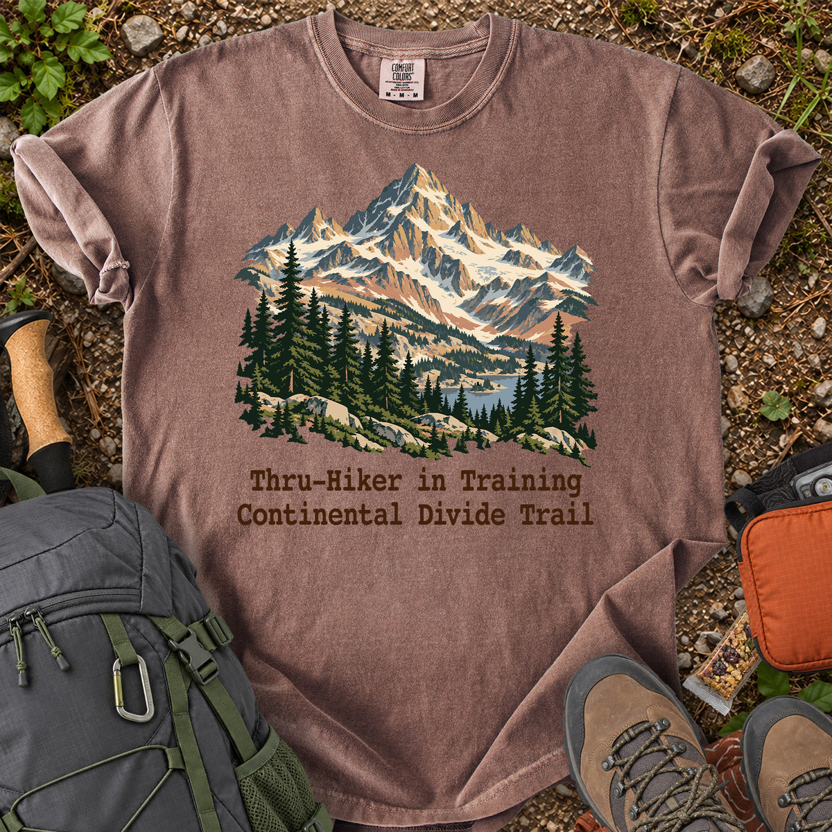 Continental Divide Trail Thru Hiker in Training T-shirt