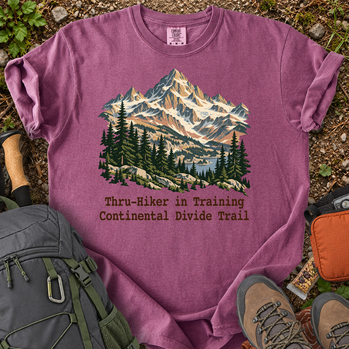 Continental Divide Trail Thru Hiker in Training T-shirt