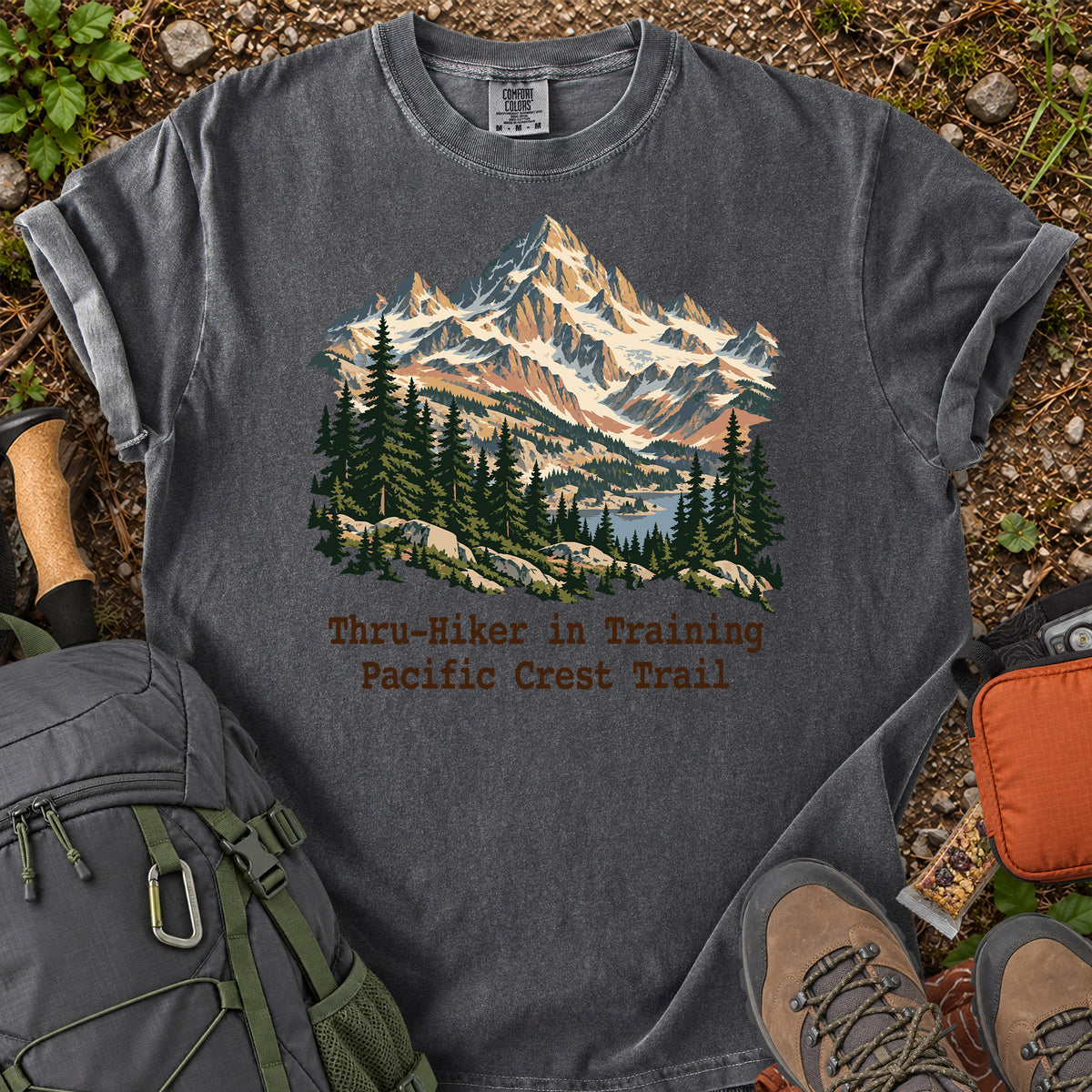 Pacific Crest Trail Thru Hiker in Training T-shirt