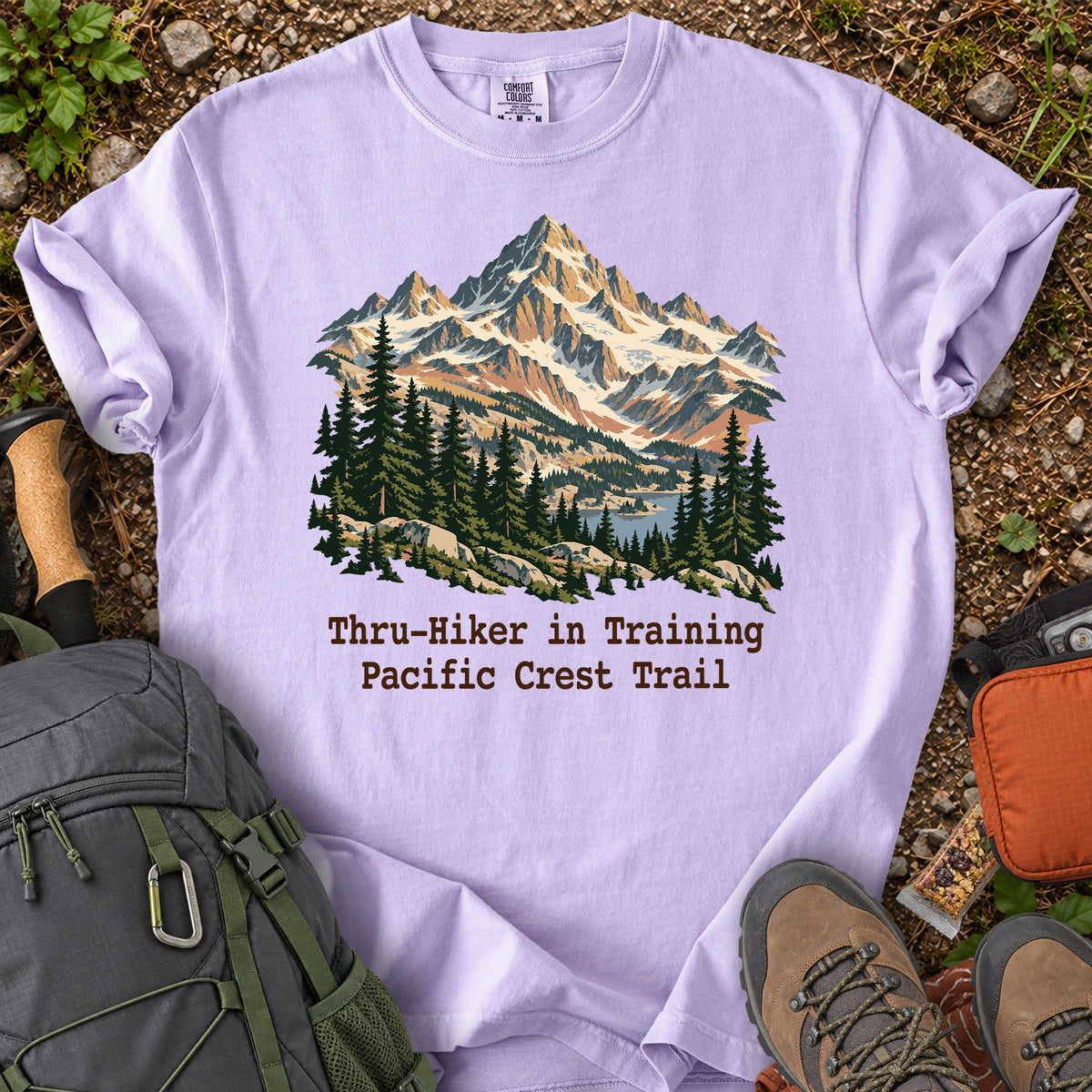 Pacific Crest Trail Thru Hiker in Training T-shirt