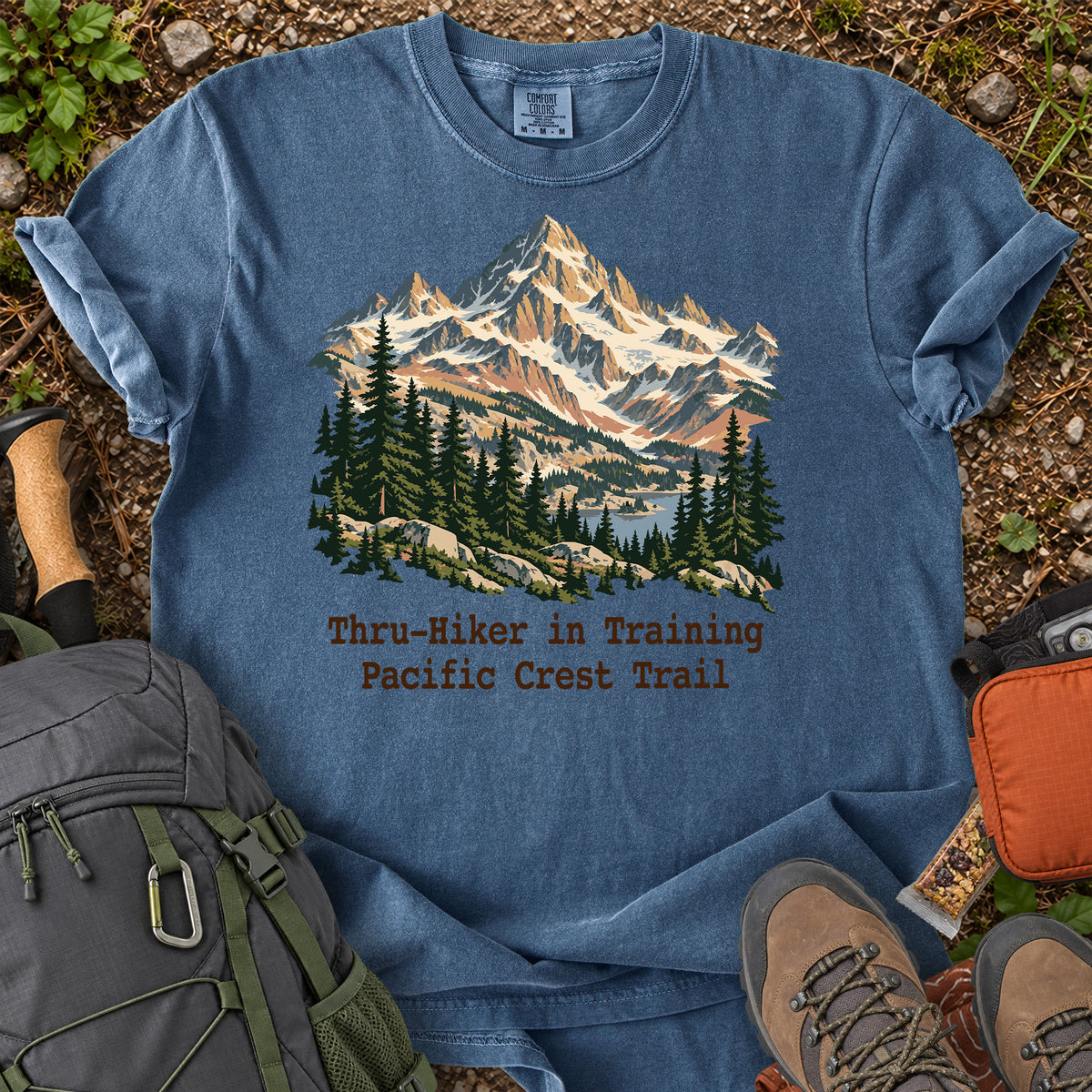 Pacific Crest Trail Thru Hiker in Training T-shirt