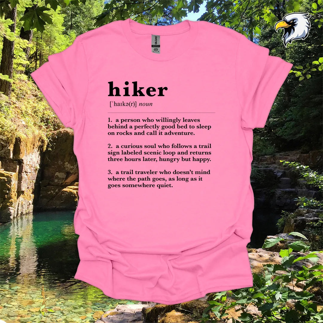 “Hiker Definition” hiking t-shirt – Dictionary Style