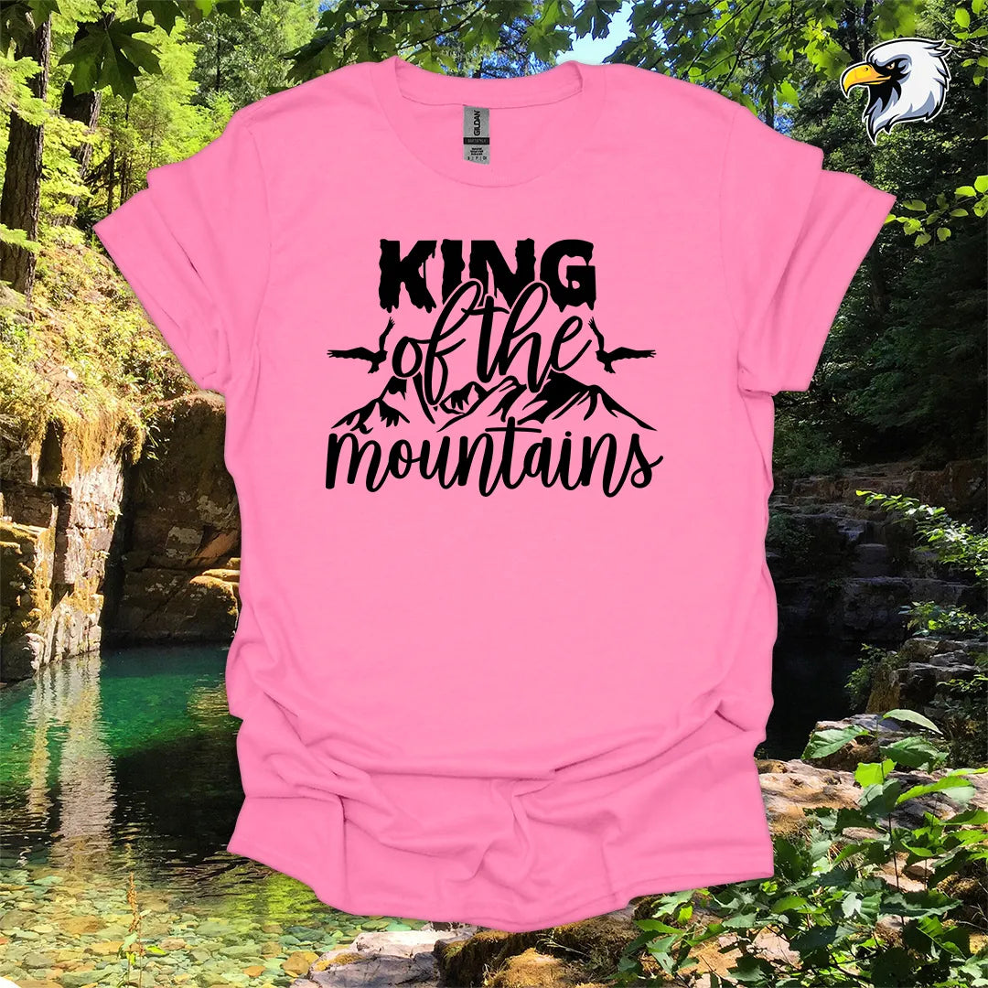 “King of the Mountains” hiking t-shirt – Mountain Graphic