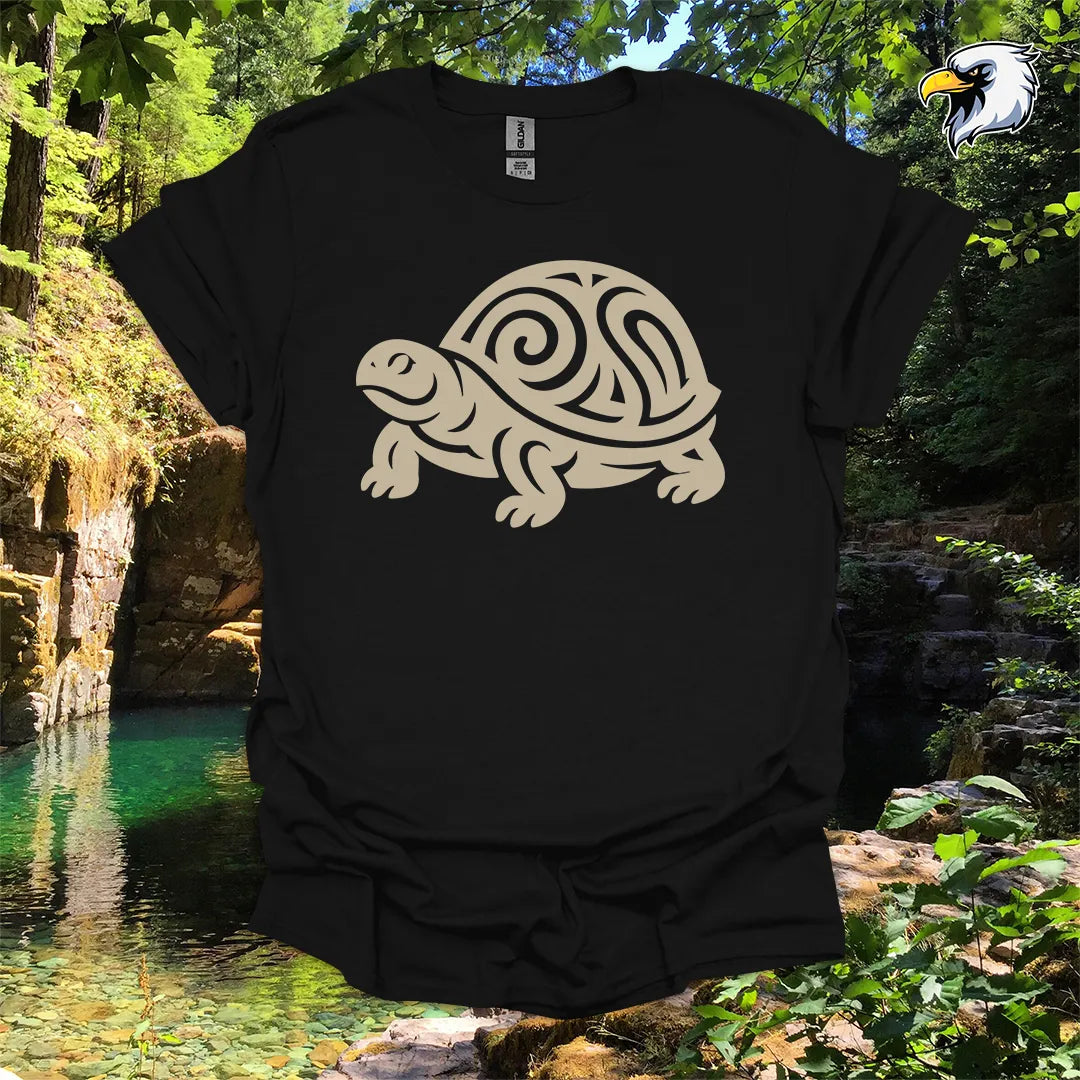 “Box Turtle” hiking t-shirt – Tribal Nature Graphic