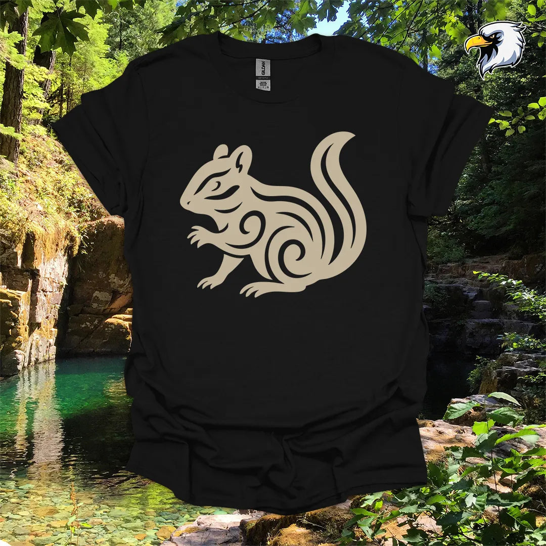 "Chipmunk" hiking t-shirt – Tribal Nature Graphic