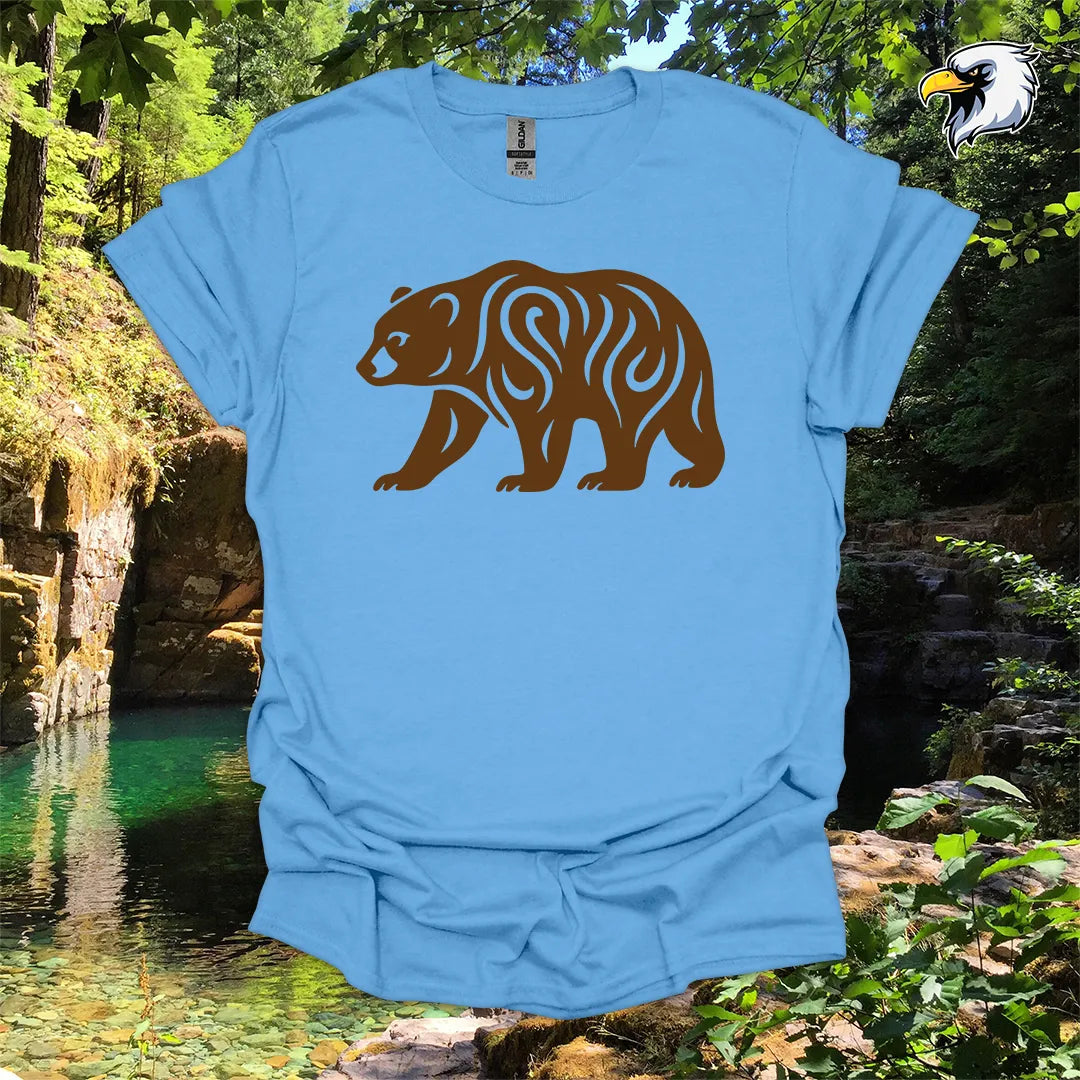 "Black Bear" hiking t-shirt – Tribal Nature Graphic