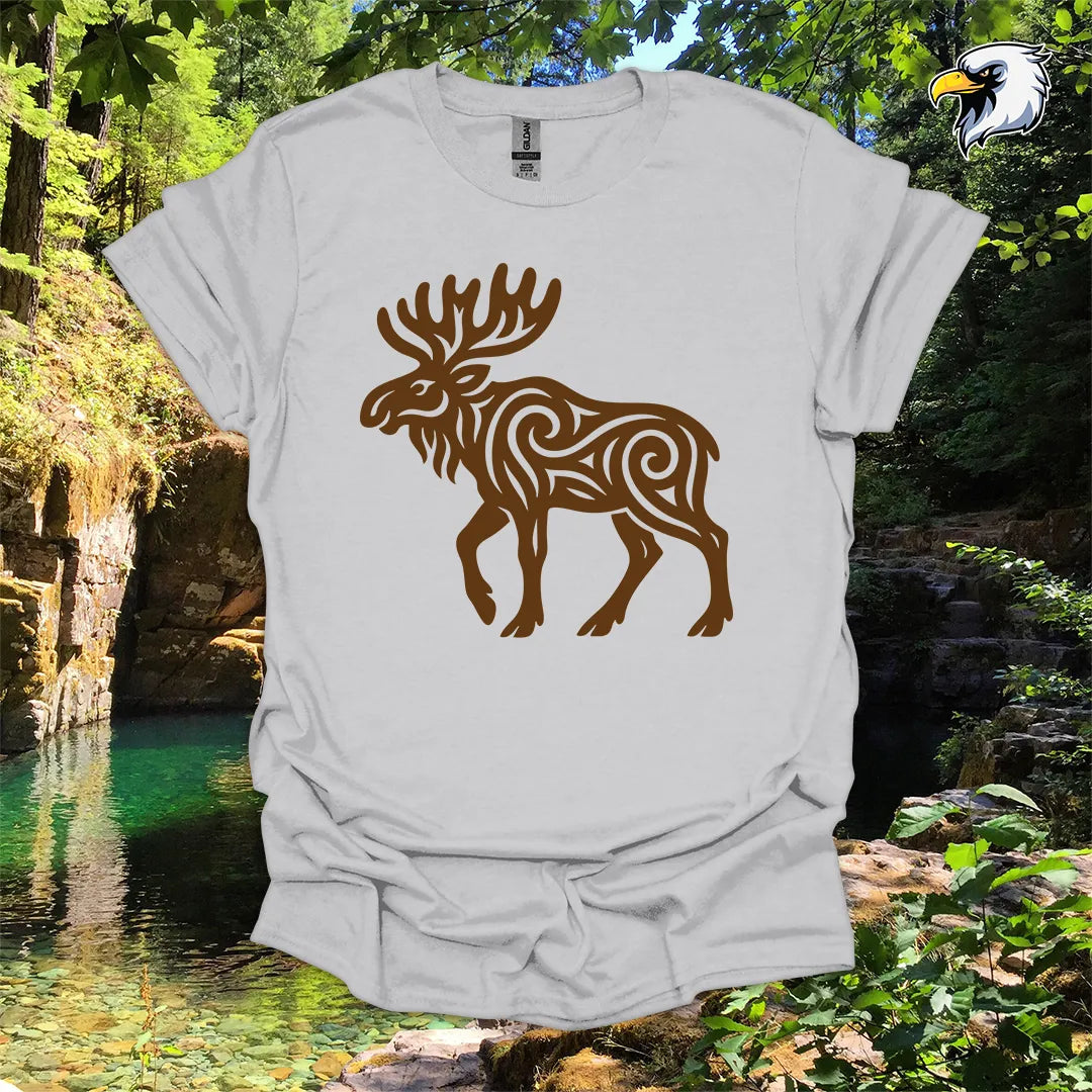 "Moose" hiking t-shirt – Tribal Nature Graphic