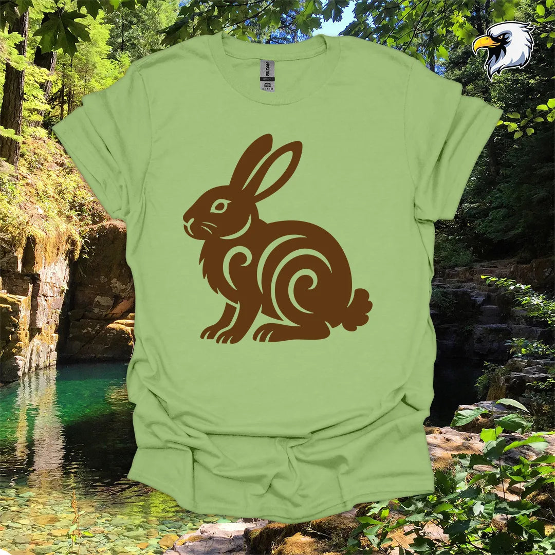 "Cottontail Rabbit" hiking t-shirt – Tribal Nature Graphic