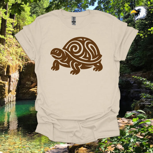 “Box Turtle” hiking t-shirt – Tribal Nature Graphic