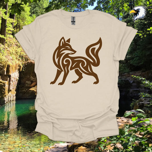 “Fox” hiking t-shirt – Tribal Nature Graphic