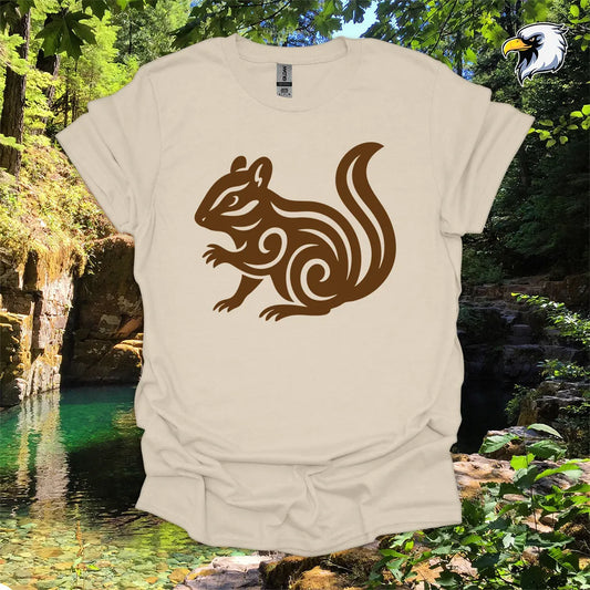 "Chipmunk" hiking t-shirt – Tribal Nature Graphic