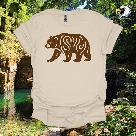 "Black Bear" hiking t-shirt – Tribal Nature Graphic