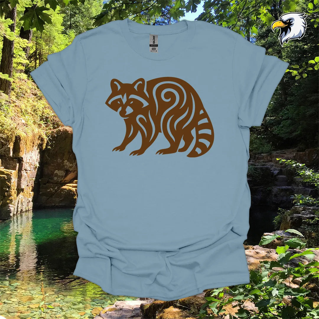 “Raccoon” hiking t-shirt – Tribal Nature Graphic