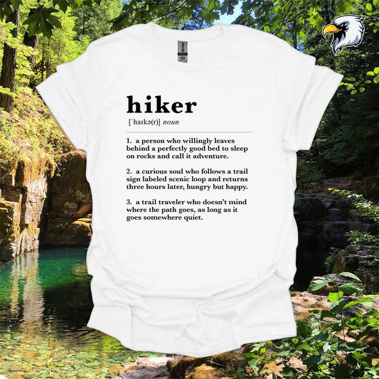 “Hiker Definition” hiking t-shirt – Dictionary Style