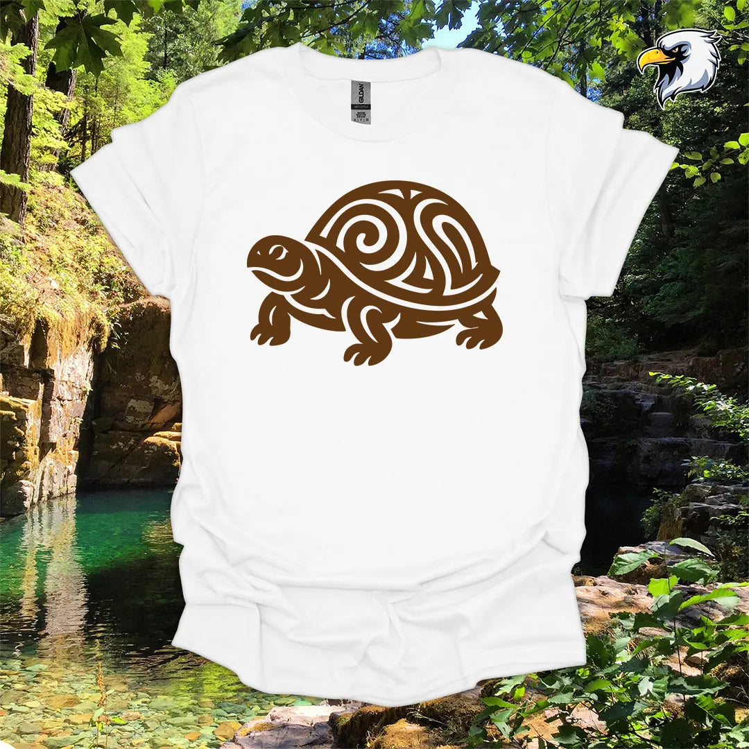 “Box Turtle” hiking t-shirt – Tribal Nature Graphic